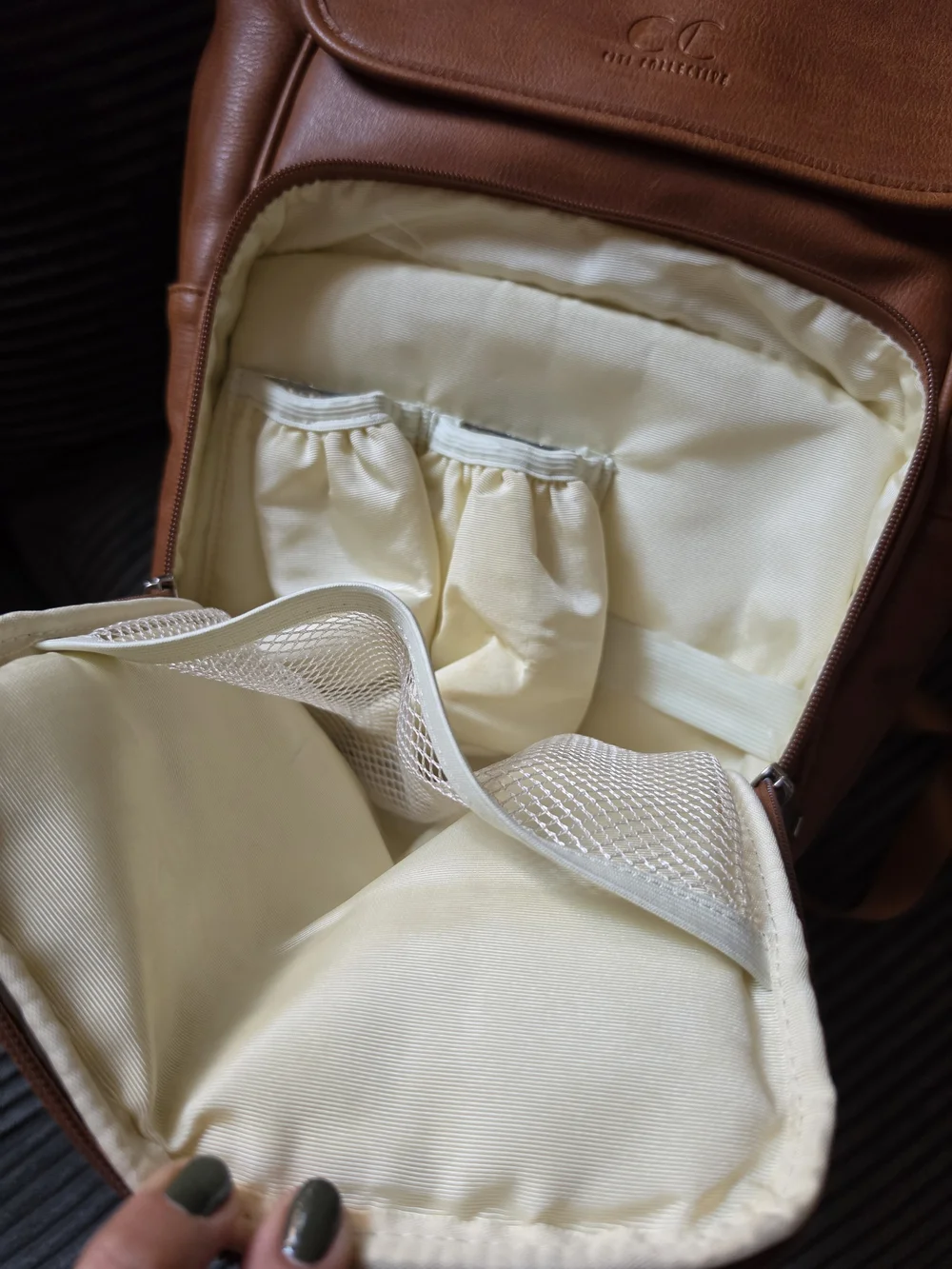 Citi Collective Citi Explorer Diaper Bag Backpack Vintage Tan - Excellent Cond